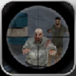 zombie sniper killing game android application logo